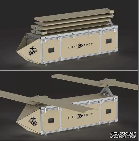 美国新型无人运输机,“三热门网页游戏私服合板”货箱长翅膀,为新开页游私服特别定制