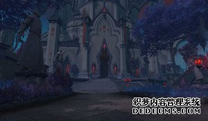 《魔兽世界》9.0“暗影国度”副本截图 阴森古堡瘆人