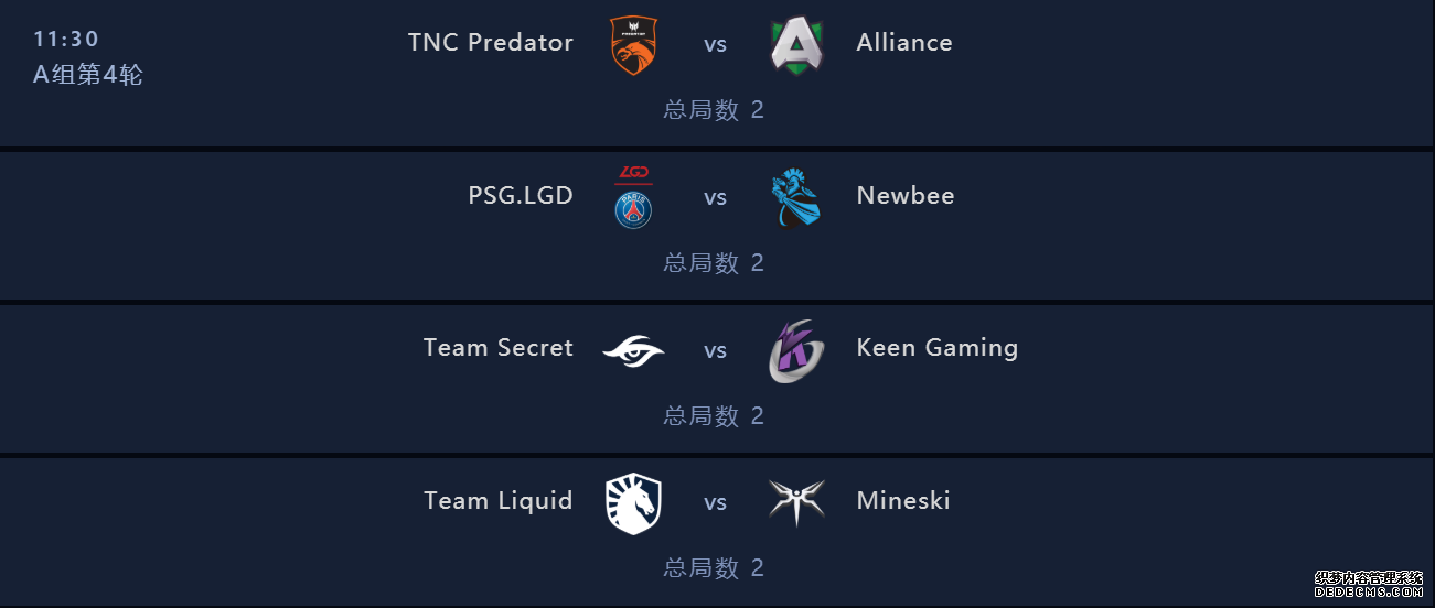 2019DOTA2国际邀请赛小组赛首日 Secret、VG小组领跑