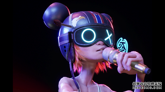 爱奇艺原创潮流虚拟偶像厂牌RiCH BOOM空降尖叫之夜 全息演绎乐团首次万人互动现场