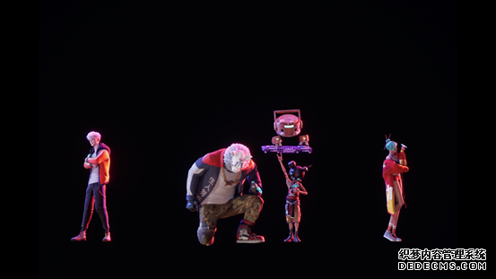 爱奇艺原创潮流虚拟偶像厂牌RiCH BOOM空降尖叫之夜 全息演绎乐团首次万人互动现场