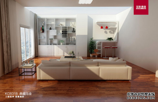 高级感十足,圣象用乌金木做地板打造百年公益网页游戏地板