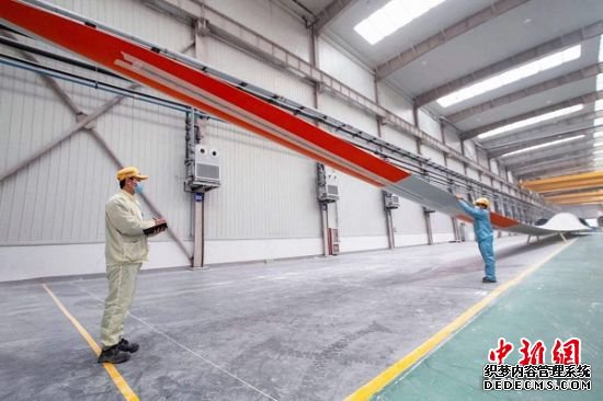 远景-时代新材EN161首套叶片生产现场 远景-时代新材EN161首套叶片生产现场