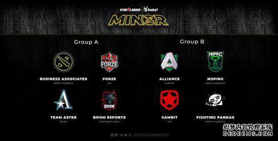 DOTA2基辅Minor分组出炉:Aster首战BOOM