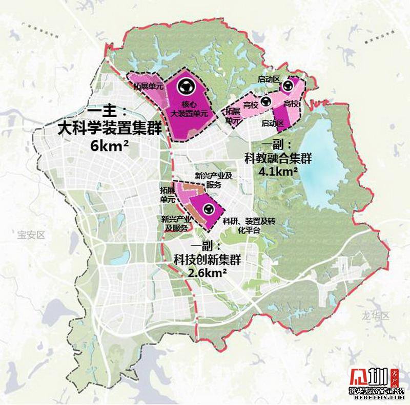 深圳光明科学城规划方案公布 将打造“一主两副”“一心两区”空