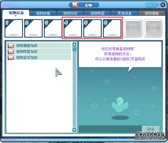 页游变态宠物新系统简介 预览