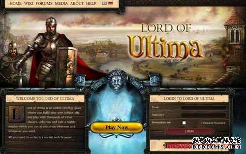 EA发布网游鼻祖《UO》同名网页游戏