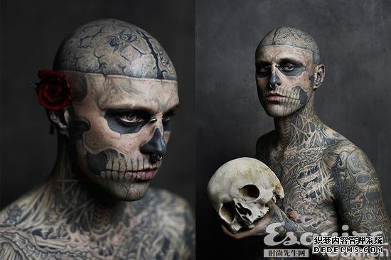 帅到没朋友 八位当红刺青超模盘点