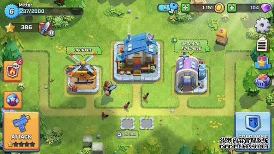 SuperCell新作《Rush Wars》击中了COC的哪些痛点?