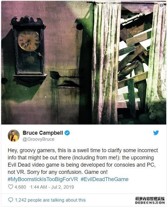 《鬼玩人》正制作改编游戏 计划登录主机和PC